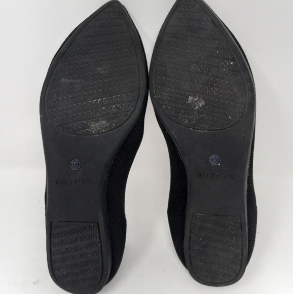 Black Pointy Rothys Size 7.5 - Picture 7 of 8